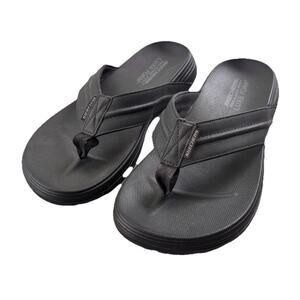 Mens Sandals Skechers Relaxed Fit Patino Marlee Flip Flop Luxe Comfort Sandal 8